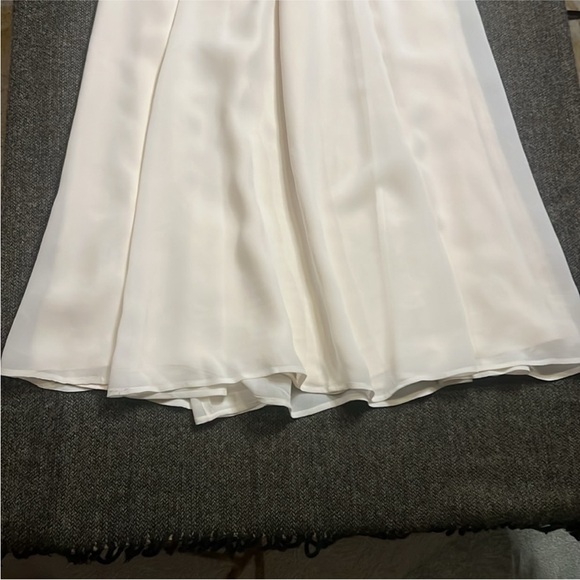 🕊️ REFORMATION Violet Dress. Off the Shoulder. Size US 12. Ivory. Good Condition - Picture 13 of 16